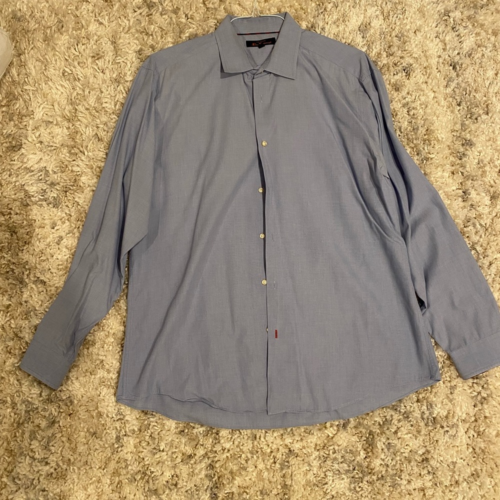 Men’s blue Ben Sherman Long Sleeve Button Down